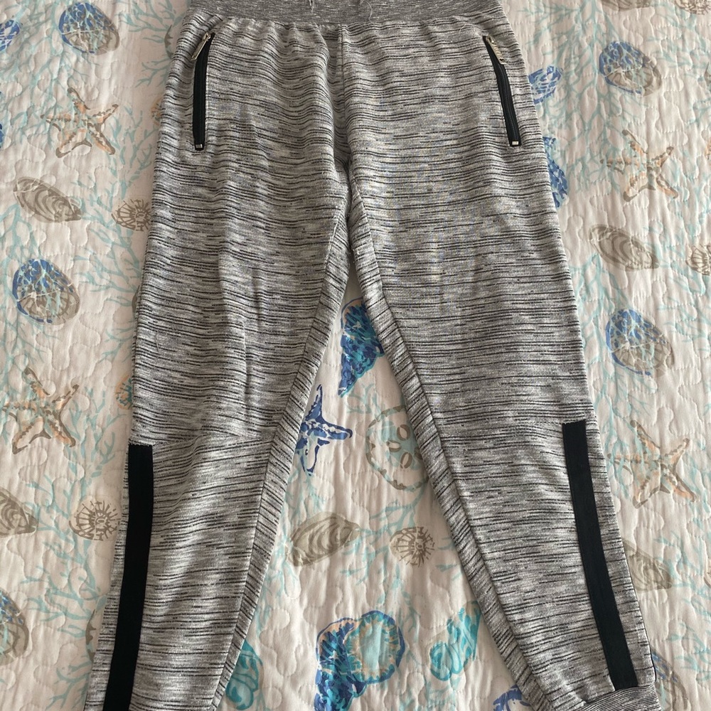Grey sweatpants